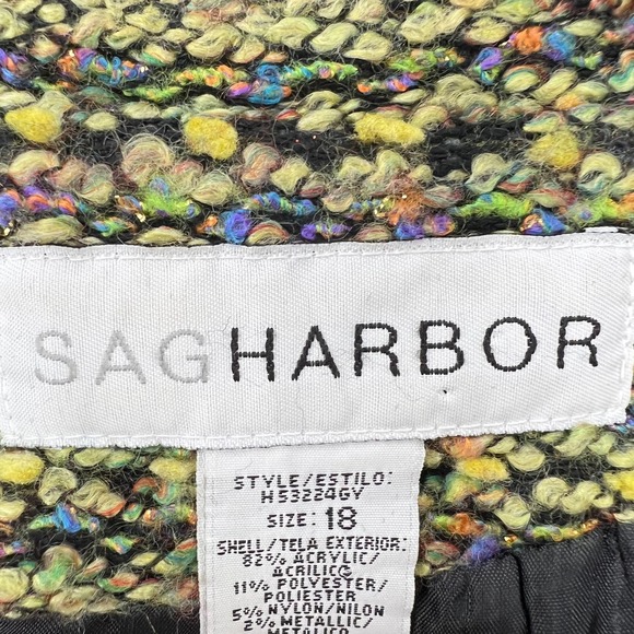 Ugly Christmas Sweater Party Blazer LIGHTS UP Tacky Xmas Sweater Size 18 - Picture 2 of 5